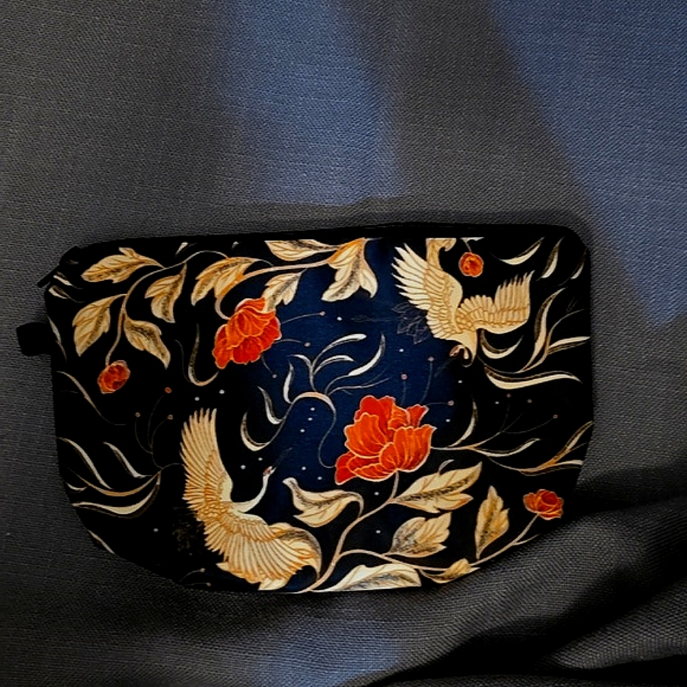 Swan like Bird Makeup Bag